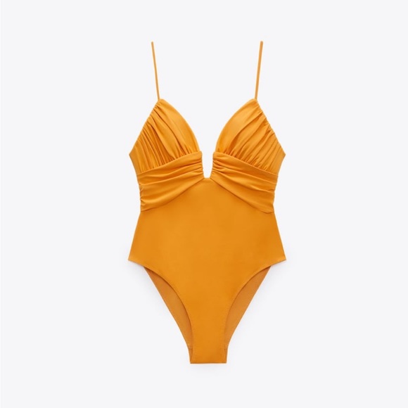 ZARA DRAPED SWIMSUIT - Picture 2 of 4